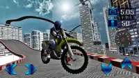 City Bike Roof Stunts Drive Screen Shot 2