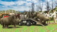 Animal de granja transportador Truck Simulator 17 Screen Shot 7