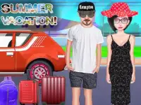 Indian Couple Summer Vacation Game Screen Shot 0