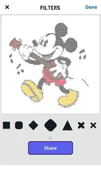 Cartoon Color by Number Pixel Art Drawing Screen Shot 4