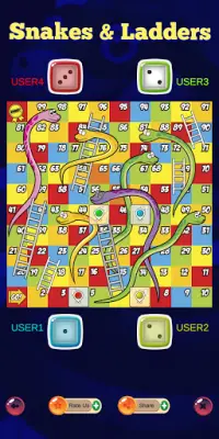 Ludo Snake and Ladder Free Game : Ludo Fun Screen Shot 1