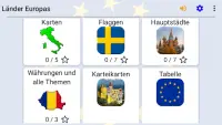 Länder Europas: Karten, Flaggen und Hauptstädte Screen Shot 7