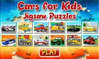 Cars Jigsaw Puzzles for Kids Screen Shot 0