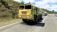 Army Cargo Truck Driving 3d Screen Shot 1
