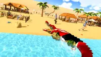 Angry Crocodile Beach Attack Animal Simulator Screen Shot 1