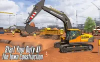 City Heavy Excavator Crane 3D Screen Shot 3