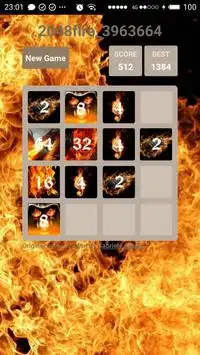 2048 fire Screen Shot 0