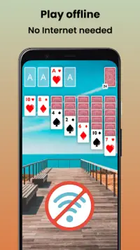 Solitaire Offline - card games Screen Shot 1