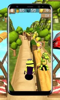 Banana Minion Adventure Run : Legends Rush 3D Screen Shot 5