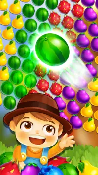 Farm Bubble Shooter Story - Fruits Mania Screen Shot 2