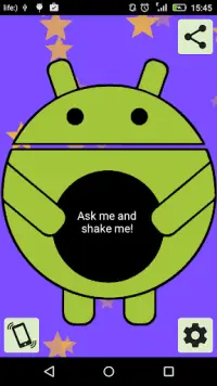 Talking Android Magic Ball Screen Shot 0