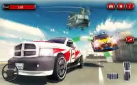 Falling Car Vs Driving Car: Muscle Car Drag Racing Screen Shot 7