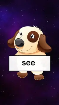 Sight Words - Space Game Word Screen Shot 1