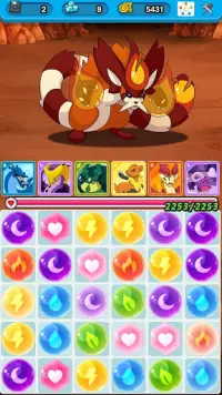 Dynamons Evolution Puzzle & RPG: Mito del dragone Screen Shot 5