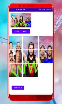 WWE Game - WWE Puzzle Game Screen Shot 2