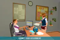 Girl High school Crush: High school Simulator Screen Shot 1