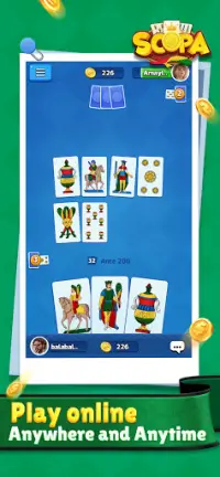 Scopa(Free,No Ads): Italian Card Game Screen Shot 9