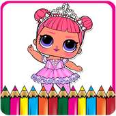 How To Color LOL Doll Surprise -Coloring Game