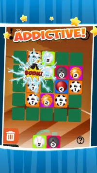 boule fusionnée - dominos puzzle style sportif Screen Shot 1