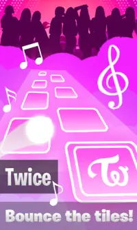Twice Tiles Hop - Bounce Rush Music 2021 Screen Shot 0