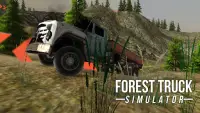 Лесной грузовик игры Screen Shot 1