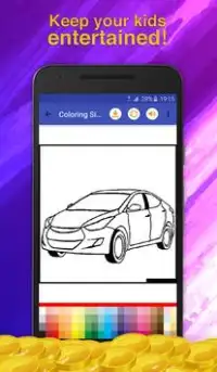 Car Coloring Game Screen Shot 7