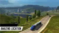 Oil Tanker Transporter - Truck Offroad Simulator Screen Shot 1