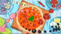 पिज़्ज़ा। बच्चों खाना बनाना Screen Shot 6