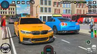 teksi pemandu kereta simulator Screen Shot 1