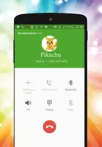 Fake Pikacu Call Phone Prank Screen Shot 0