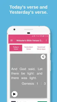 Webster's Bible Memorization Game - Offline Screen Shot 1