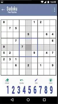 Sudoku Free Puzzles Screen Shot 1