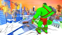 Incredible Green Superhero Sim Screen Shot 0