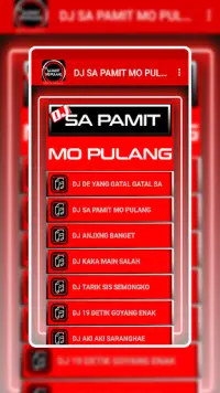 DJ SA PAMIT MO PULANG REMIX   LIRIK Screen Shot 2