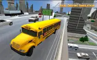 Bus Sekolah: City Drive Sim Screen Shot 2
