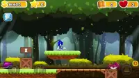 super jungle Sonic runing Screen Shot 3