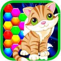 Cat Hexa Puzzle Free Online Block Jewel Game