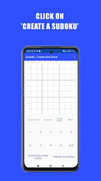 Sudoku Creator and Solver App Screen Shot 0