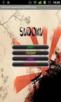 Sudoku Droid Screen Shot 1