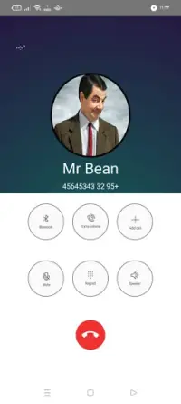 Fake Call Mr Bean Screen Shot 0