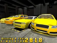 Driving a Taxi Simulator 2018 Screen Shot 9