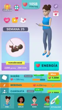 Bebé y mamá - Simulador 3D Screen Shot 5