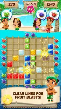 Tropical Blast Multiplayer Puzzle Screen Shot 1