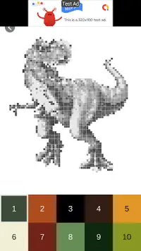 Dinosaur - Pixel Art Screen Shot 3
