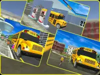 School Bus Driver - Impossible Metro City Driving Screen Shot 10