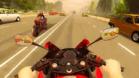 モト トラフィック 自転車 人種 ゲーム 3d Screen Shot 0