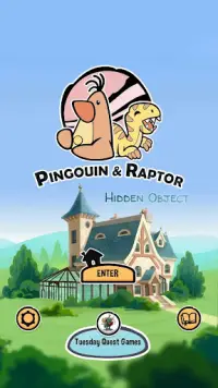 Pingouin&Raptor: Hidden Object Screen Shot 1