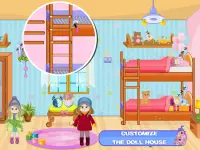 Pretend Play Doll House: Town Family Mansion Fun Screen Shot 2