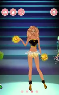 Games berdandan cheerleader Screen Shot 9