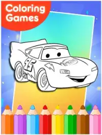 How to color Mcqueen Cars 3 Screen Shot 1